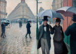 Plakat Paryska ulica w deszczowy dzień Gustave Caillebotte