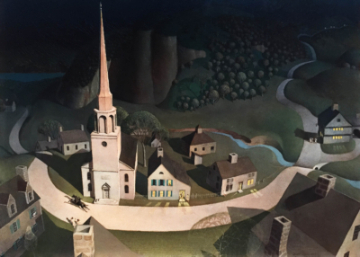 Plakat The Midnight Ride of Paul Revere Grant Wood