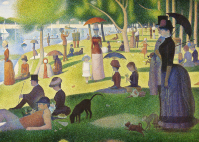 Plakat Niedzielne popołudnie na wyspie Grande Jatte Seurat