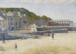Plakat Georges Seurat pointylizm nadmorski krajobraz port