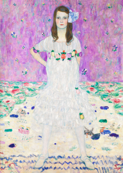 Plakat Gustav Klimt portret dziewczyny 1912 secesja wiedeń
