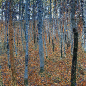 Plakat Bukowy las I Gustav Klimt secesja austriacka 1902