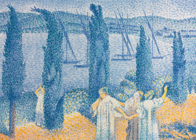 Plakat Henri-Edmond Cross pointylizm Morze Śródziemne