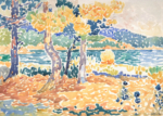 Plakat Henri-Edmond Cross pointylizm morze neoimpresjonsizm