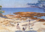 Plakat Henri-Edmond Cross pointylizm śródziemnomorski
