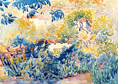 Plakat Henri-Edmond Cross neoimpresjoniści krajobraz