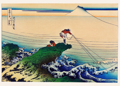 Plakat Koshu Kajikazawa Hokusai Fuji japońska sztuka