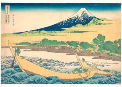 Plakat Tagonoura Suruga Hokusai 36 widoków góry Fuji