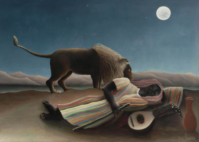 Plakat Śpiąca cyganka La Bohémienne endormie Henri Rousseau