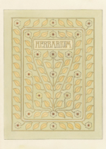 Plakat Herbarium Julie de Graag botaniczny wzór vintage