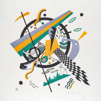 Plakat Wassily Kandinsky Małe Światy IV (Kleine Welten IV) abstrakcja