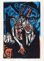 Plakat Bitwy Agonie Miłości Ernst Ludwig Kirchner ekspresjonizm Die Brücke