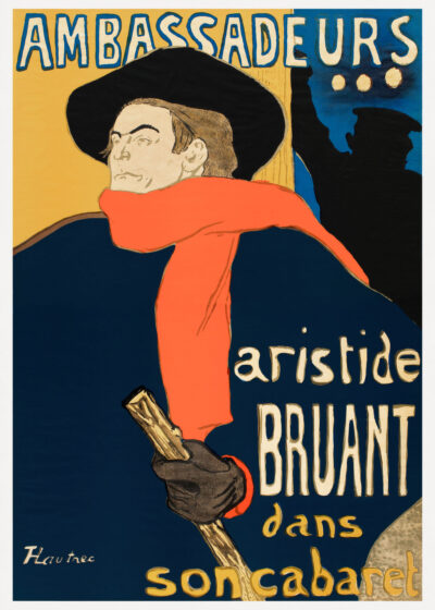 Plakat Ambassadeurs Aristide Bruant Toulouse-Lautrec