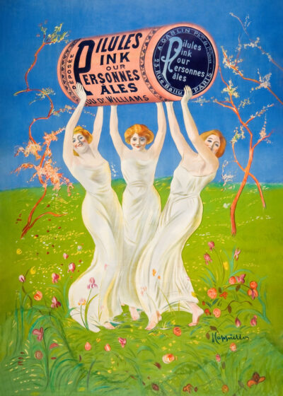 Plakat Pilules Pink Leonetto Cappiello art nouveau