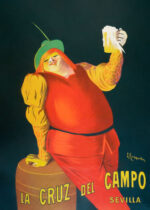 Plakat La Cruz del Campo Leonetto Cappiello piwo
