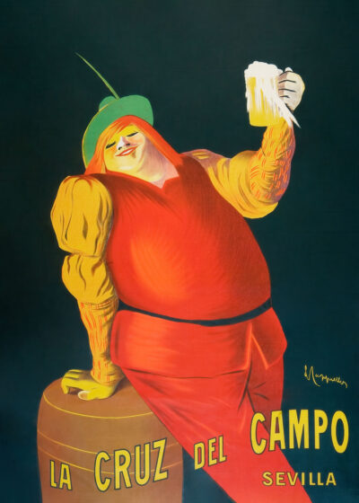 Plakat La Cruz del Campo Leonetto Cappiello piwo