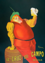 Plakat La Cruz del Campo Leonetto Cappiello piwo