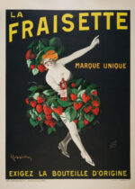 Plakat La Fraisette Leonetto Cappiello likier vintage
