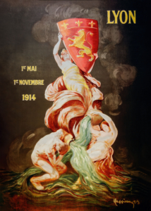 Plakat Lyon 1914 Leonetto Cappiello Art Nouveau