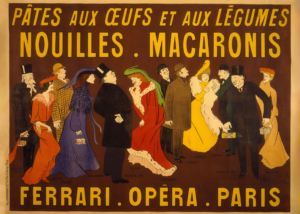 Plakat Leonetto Cappiello makaron Ferrari belle époque