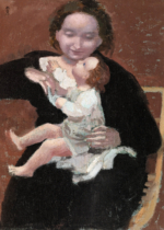 Plakat Maurice Denis matka z dzieckiem 1895 symbolizm nabijski