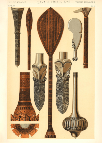 Plakat Owen Jones The Grammar of Ornament etno wzory