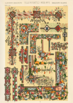 Plakat średniowieczne iluminacje Owen Jones 1856