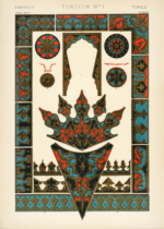 Plakat turecki ornament Owen Jones Gramatyka Ornamentu