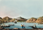 Plakat widok portu osmańskiego Luigi Mayer XVIII wiek
