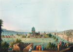 Plakat Jerozolima XVIII wiek Luigi Mayer panorama miasta