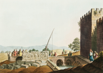 Plakat Luigi Mayer turecka twierdza Imperium Osmańskie