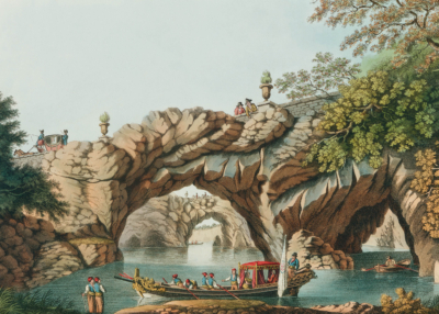 Plakat Widoki Imperium Osmańskiego Luigi Mayer grota