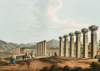 Plakat akwedukty Imperium Osmańskiego Luigi Mayer