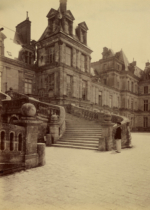 Plakat Rezydencja królewska w Fontainebleau pod Paryżem Atget