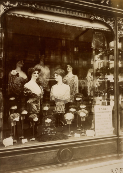Plakat Eugène Atget witryna Paryż Boulevard de Strasbourg
