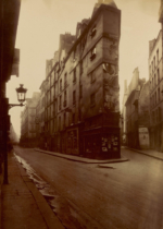 Plakat Paryż Belle Époque Eugène Atget archiwalne zdjęcie: Vieille Cour, 22 rue Quincampoix