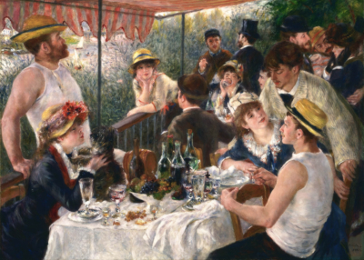 Plakat Śniadanie wioślarzy Pierre-Auguste Renoir 1881