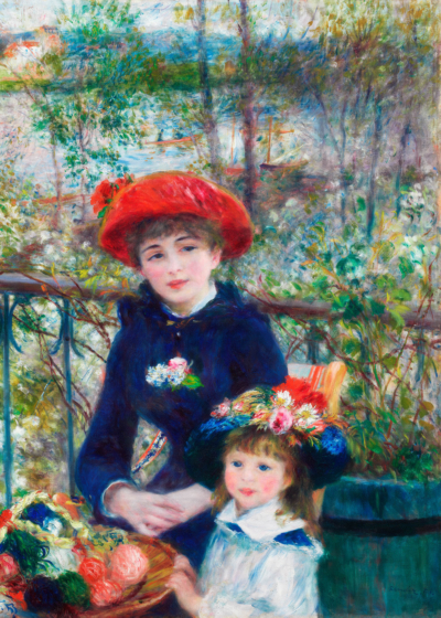Plakat Dwie siostry na tarasie Pierre-Auguste Renoir