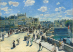 Plakat Pont Neuf w Paryżu Pierre-Auguste Renoir 1872
