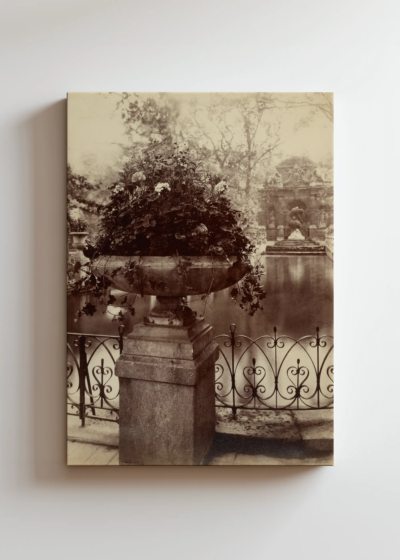 Eugène Atget Ogród Luksemburski w Paryżu vintage obraz na płótnie