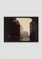 Plakat w drewnianej czarnej ramce: Paryż Panthéon 1924 E. Atget fotografia vintage