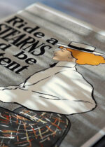 Zbliżenie na detale plakatu: Ride a Stearns and be content (1896)