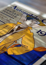 Zbliżenie na detale plakatu: Automobile calendar for 1906