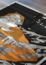 Zbliżenie na detale plakatu: Christmas (1894) świąteczny vintage