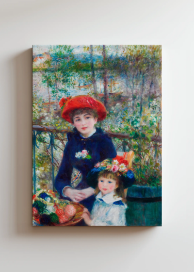 Dwie siostry na tarasie Pierre-Auguste Renoir 1881 obraz na płótnie