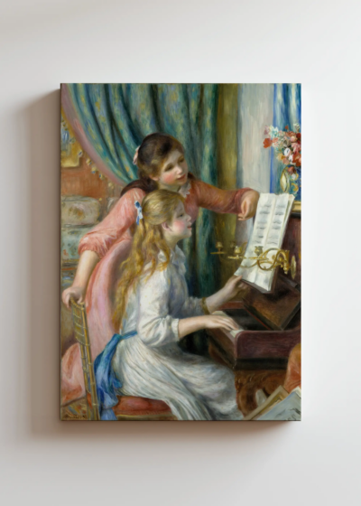 Renoir Dwoje młodych dziewcząt przy pianinie 1892 obraz na płótnie