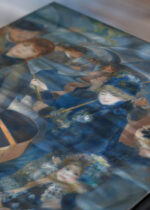 Zbliżenie na detale plakatu: Les Parapluies Parasole Pierre-Auguste Renoir