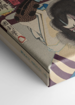 japoński Meiji yakusha-e Toyohara Kunichika ukiyo-e obraz na płótnie