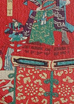 japoński vintage aktor kabuki Toyohara Kunichika ukiyo-e obraz na płótnie