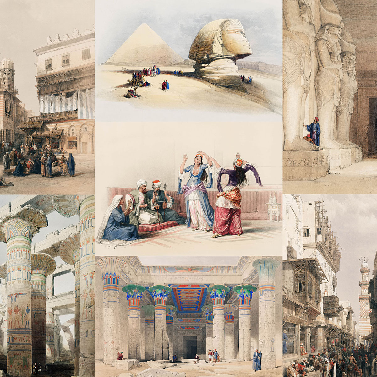 David Roberts - Nil, Egipt i Nubia (1846-1849)